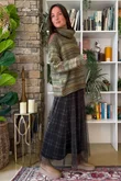 Braemar Stripey Knit Greens
